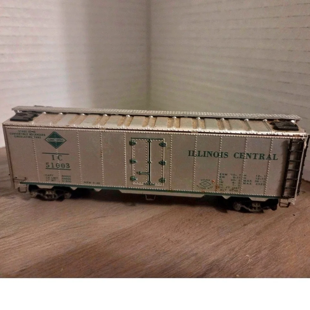 Vintage HO Scale Model Train Lot Rock Island Illinois Central N&W Hopper 3pc
